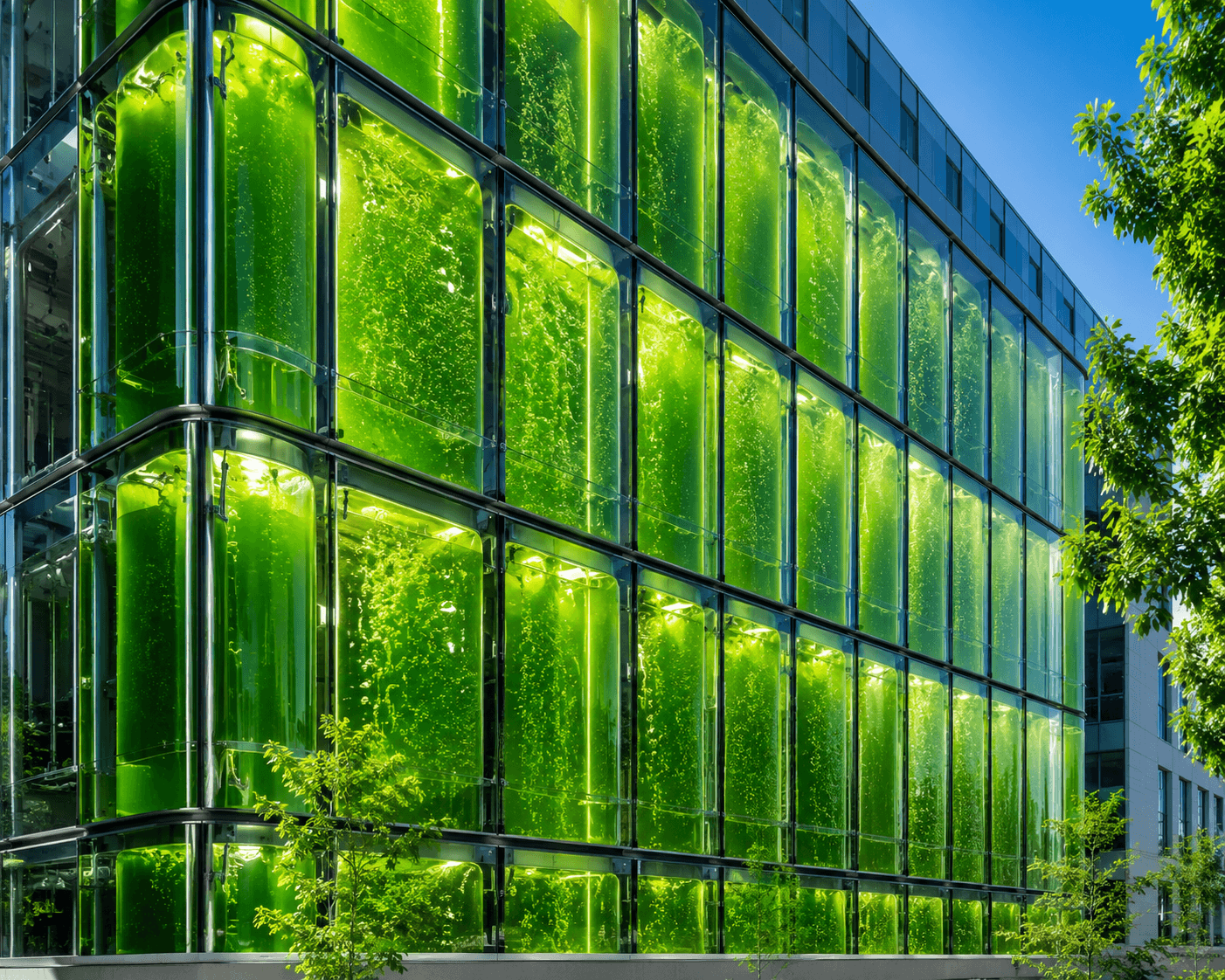 Living Walls: How Algae-Filled Panels Are Heating Buildings and Scrubbing Our Air